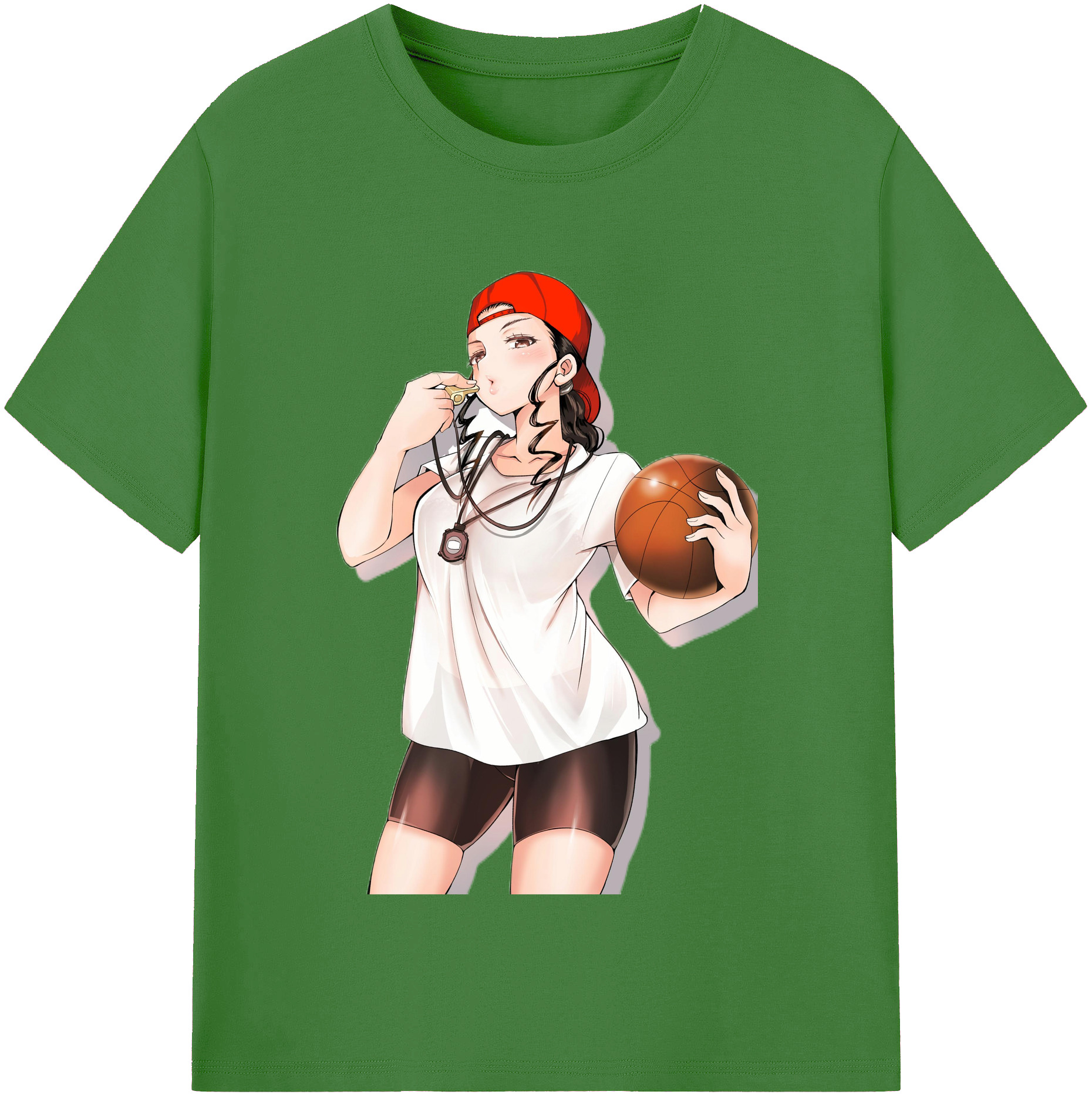 （画像用） SLAM DUNK／スラムダンク レディースカジュアルプリントTシャツ（綿100％）